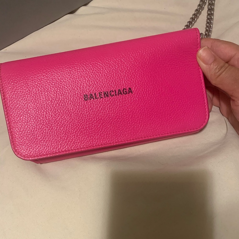 Balenciaga chain wallet